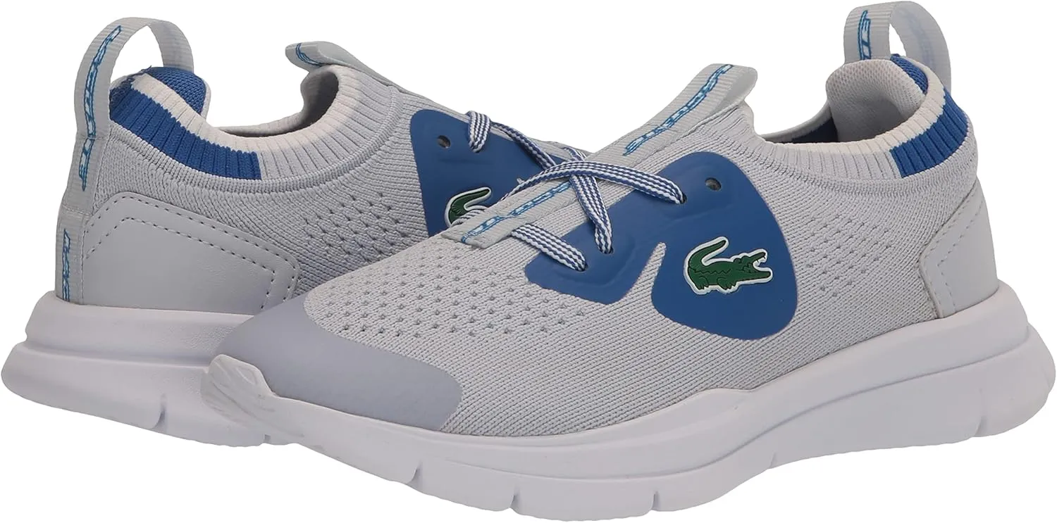Lacoste Unisex-Child Kids Run Spin Knit Sneaker