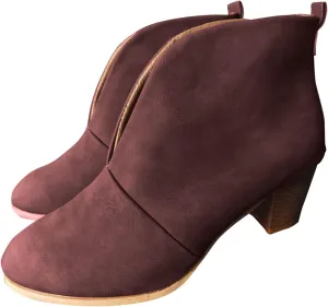 Leather Women Ankle Boots Dressy Boots Short Boots Women Leather Stacked Chunky Heels Women's Fahsion Boots Western