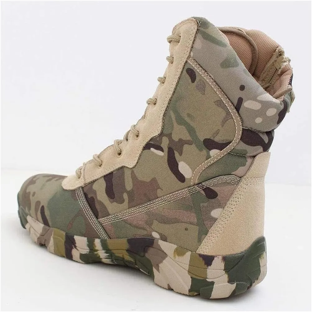 Lightweight Military Tactical Boots,Waterproof Hiking Boots, Durable Combat Boots,for Hiking Work Boots,for Men and Women