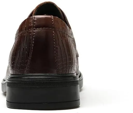 Men's Business Formal PU Shoes - Oxford Orthopedic Dress Sneakers, Walking Driving Loafers, Work Flats