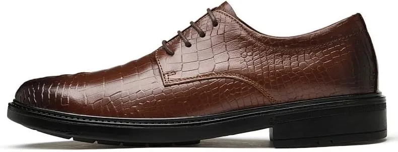 Men's Business Formal PU Shoes - Oxford Orthopedic Dress Sneakers, Walking Driving Loafers, Work Flats