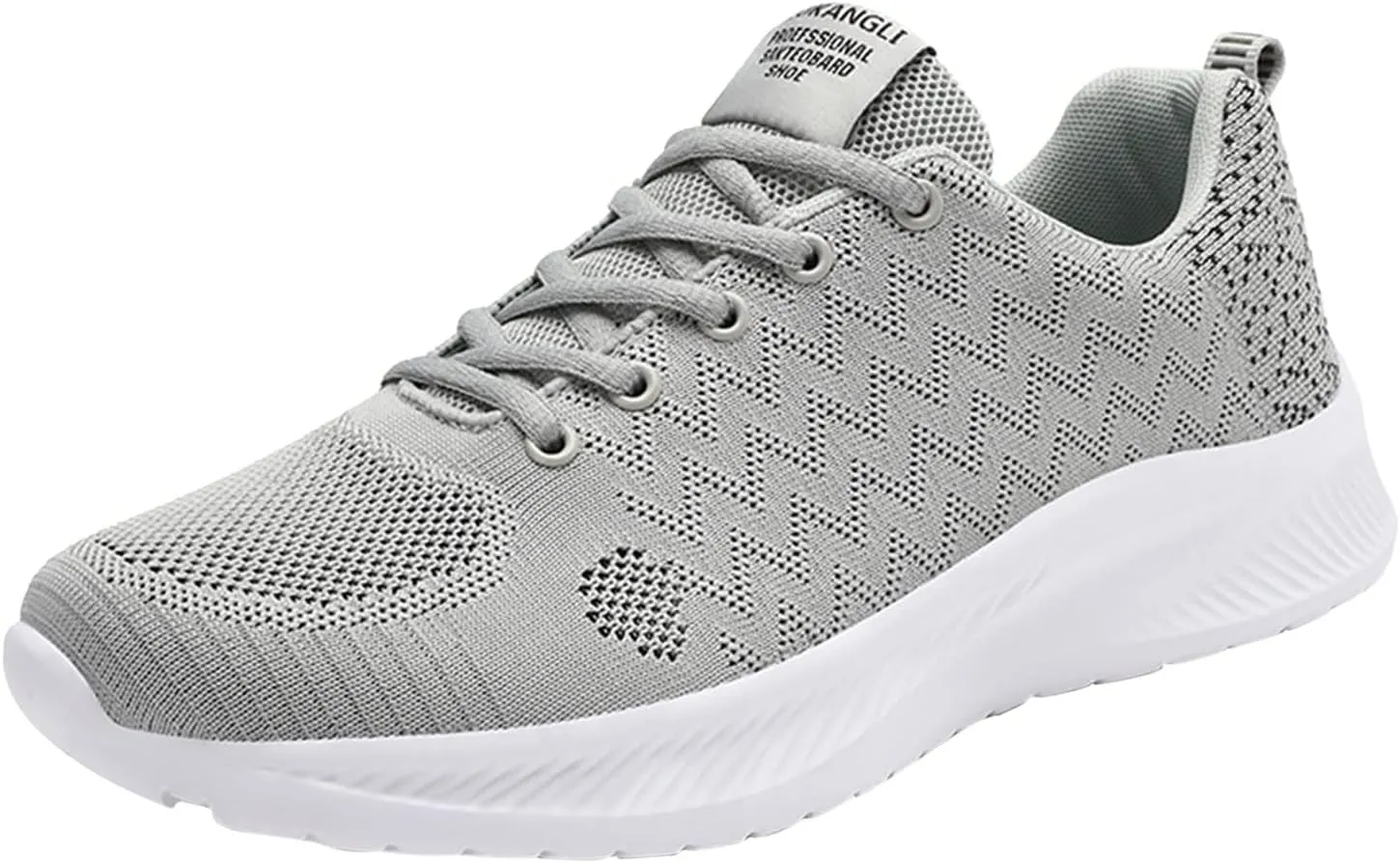 Men's Casual Dress Sneakers Fashion Four Seasons Men Mesh Breathable Lace Up Flat Lightweight Comfortable Casual
