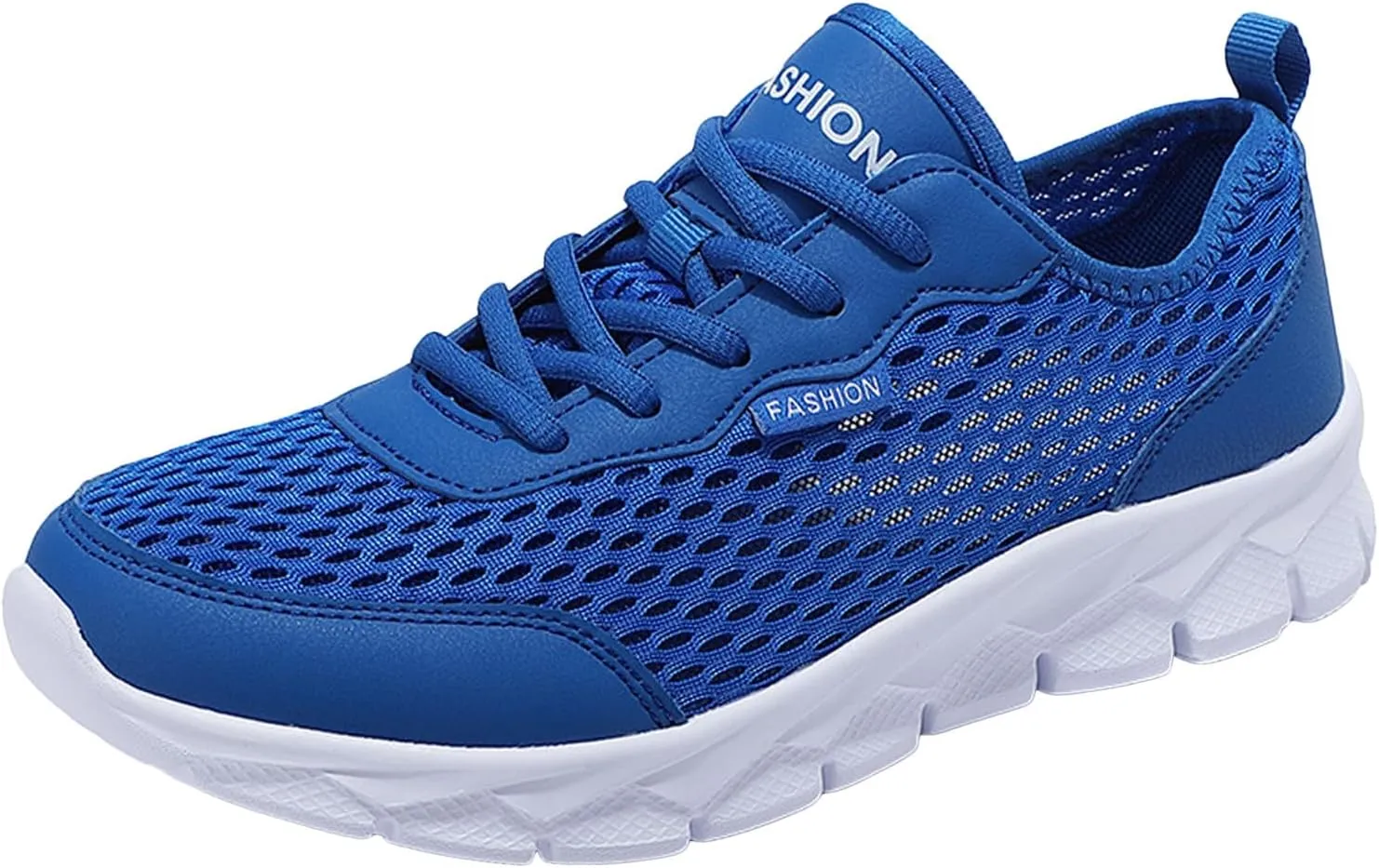 Men's Casual Shoe Men Lightweight Breathable Mesh Shoes Running Shoes Mesh Lace Up Large Size Casual Sneakers