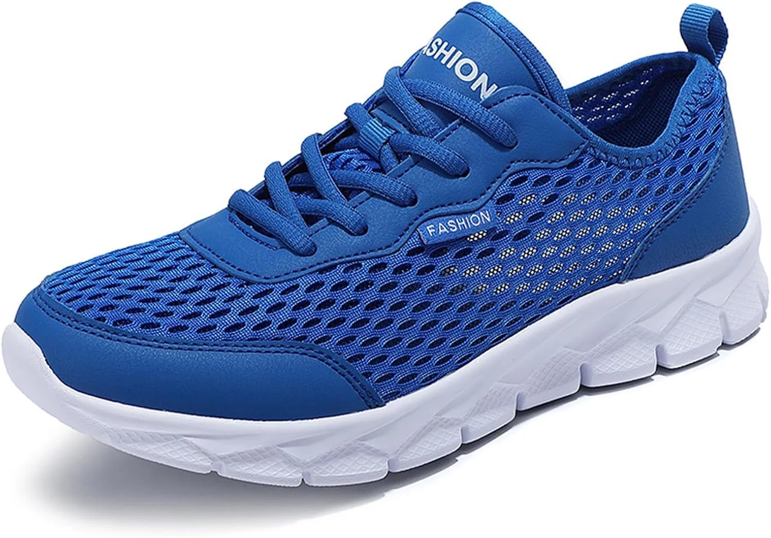 Men's Casual Shoe Men Lightweight Breathable Mesh Shoes Running Shoes Mesh Lace Up Large Size Casual Sneakers