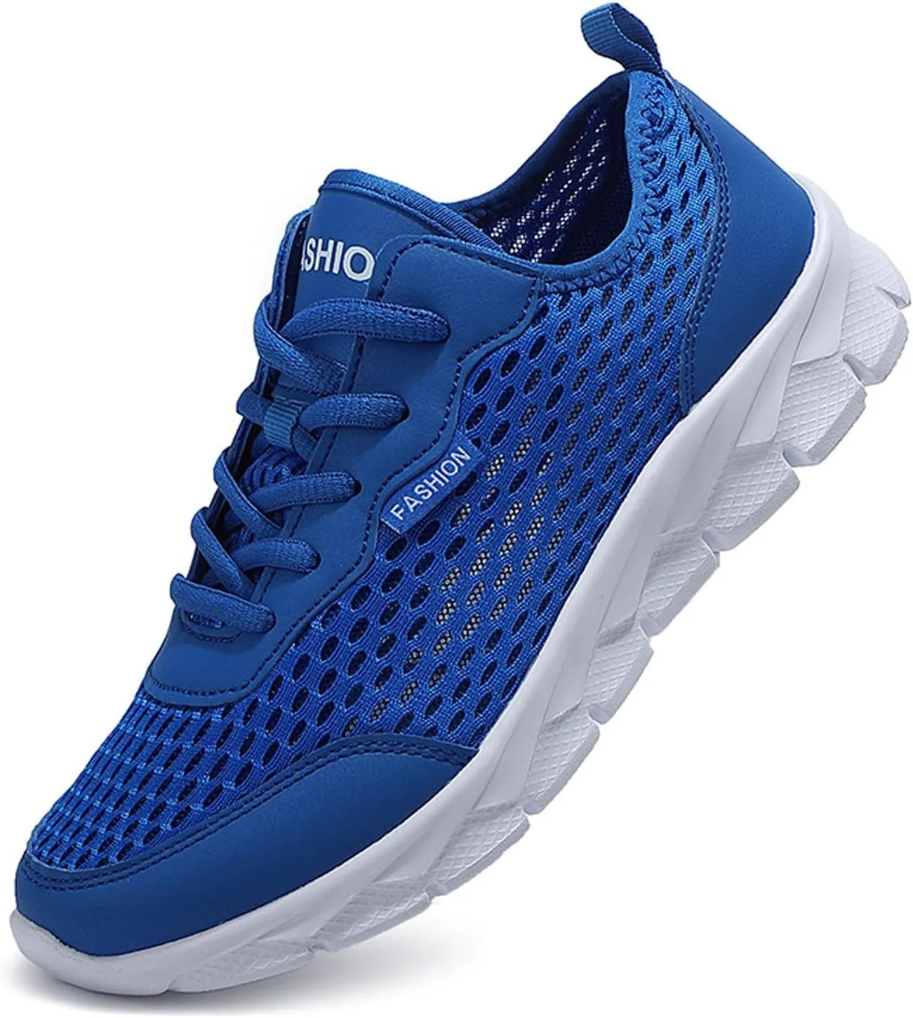 Men's Casual Shoe Men Lightweight Breathable Mesh Shoes Running Shoes Mesh Lace Up Large Size Casual Sneakers