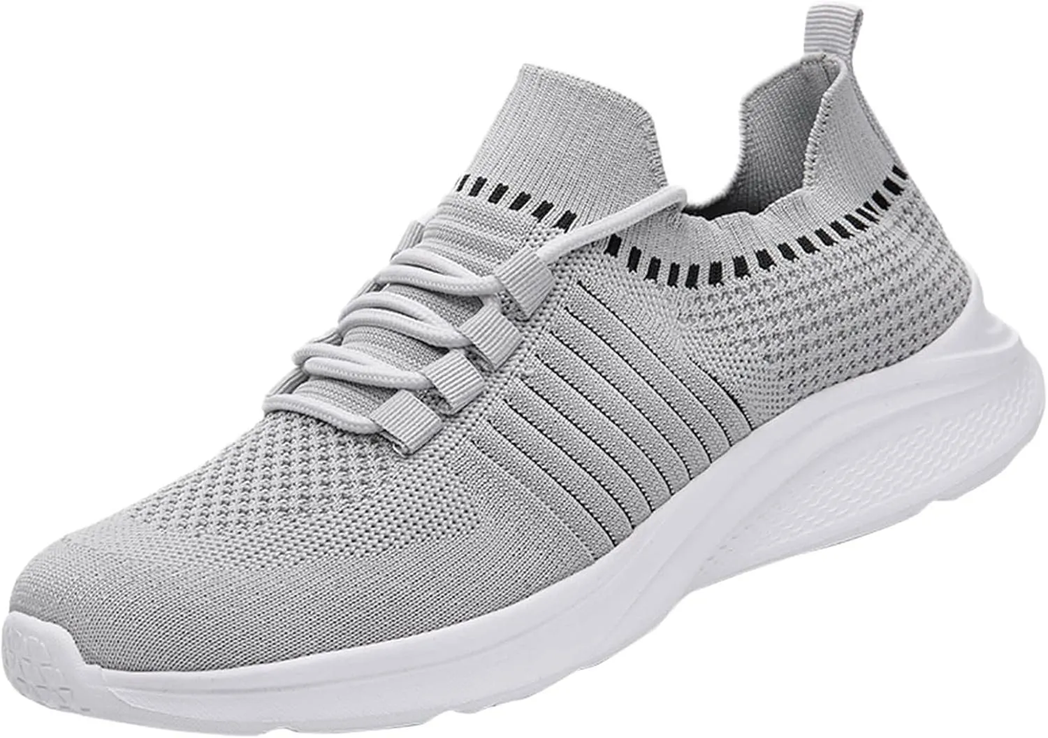Men's Casual Shoe Men Shoes Summer Lightweight Breathable Lace Up Casual Shoes Running