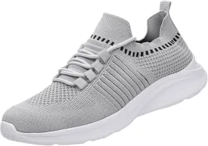 Men's Casual Shoe Men Shoes Summer Lightweight Breathable Lace Up Casual Shoes Running