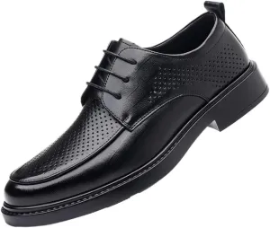 Men's Comfort Orthopedic Dress Shoes Men's Dress Shoes Elevator Shoes Oxford Shoes for Men Formal Wedding Business Flat Lift Shoes Male Suit Shoes
