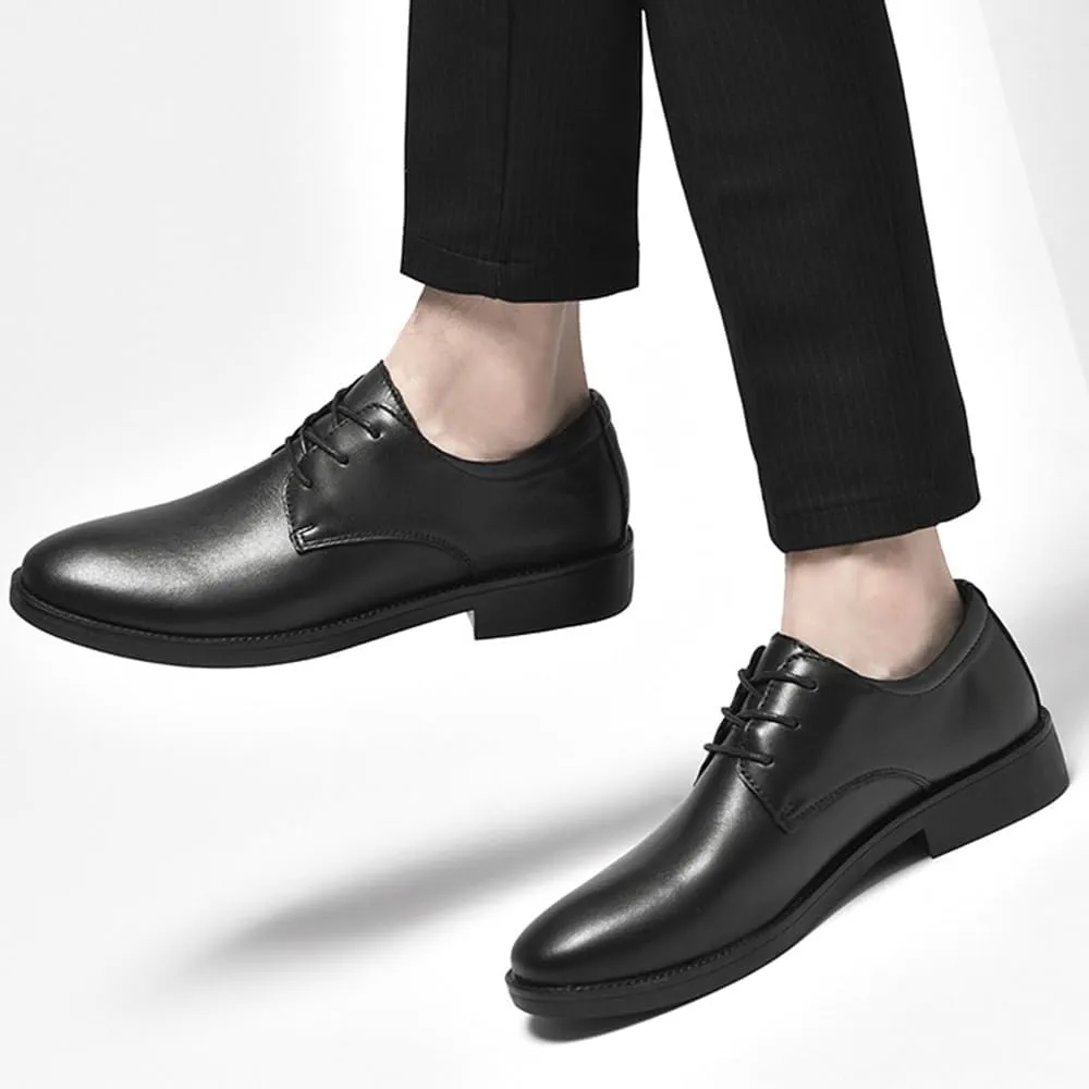 Mens Dress Shoes Business Orthopedic Leather Lace Up Leather Oxford Shoes