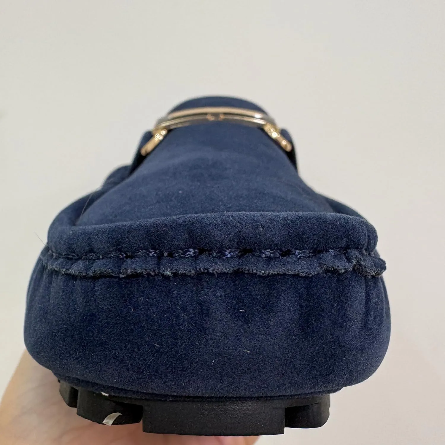 Men's Driving Loafers Slip-On Boat Shoes with Suede Buckle Detail Moccasins