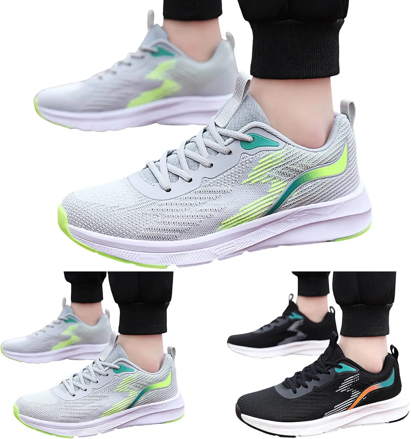 Mens Everyday Sneakers Men Sports Shoes Fashion Summer New Pattern Mesh Breathable and Comfortable Flat Bottom Non Slip