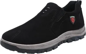 Mens Everyday Sneakers Men's New Pure Color Suede Fashion Casual Sports Shoes in Spring and