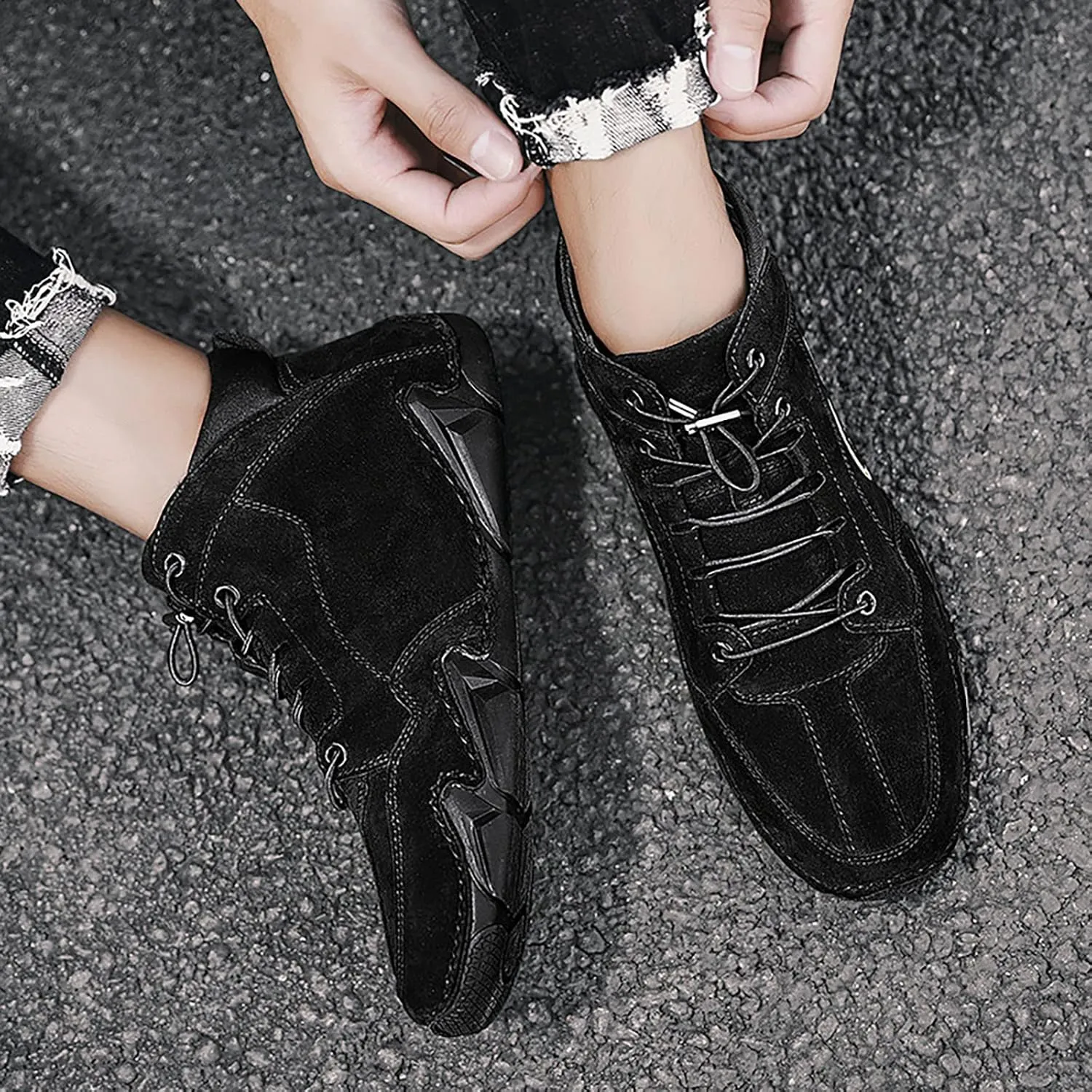 Men's Fashion Sneakers Tennis Shoes for Men Lightweight Sport Gym Jogging Walking Sneakers Mens White Sneakers
