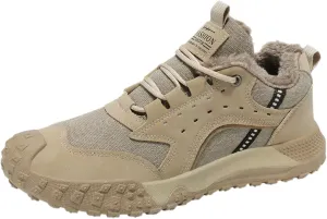 Mens Hiking Footwear Winter Work Wear Closure Toe Casual Shoes Running Mountaineering Hiking Sports Snow Boots