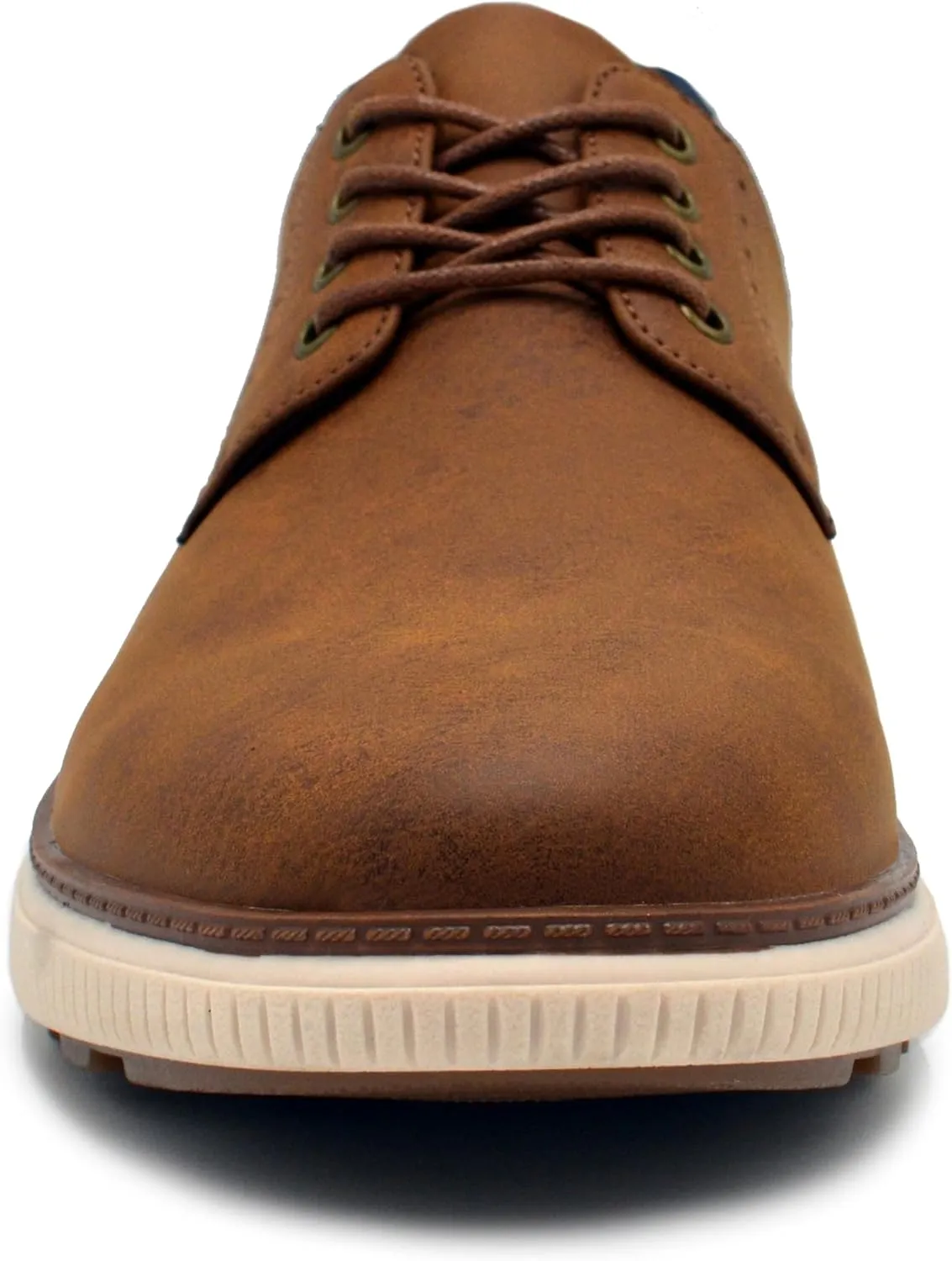 Mens Oxford Dress Shoes, Genuine Leather Lace Up Formal Shoes for Office, Weddings Business Wear
