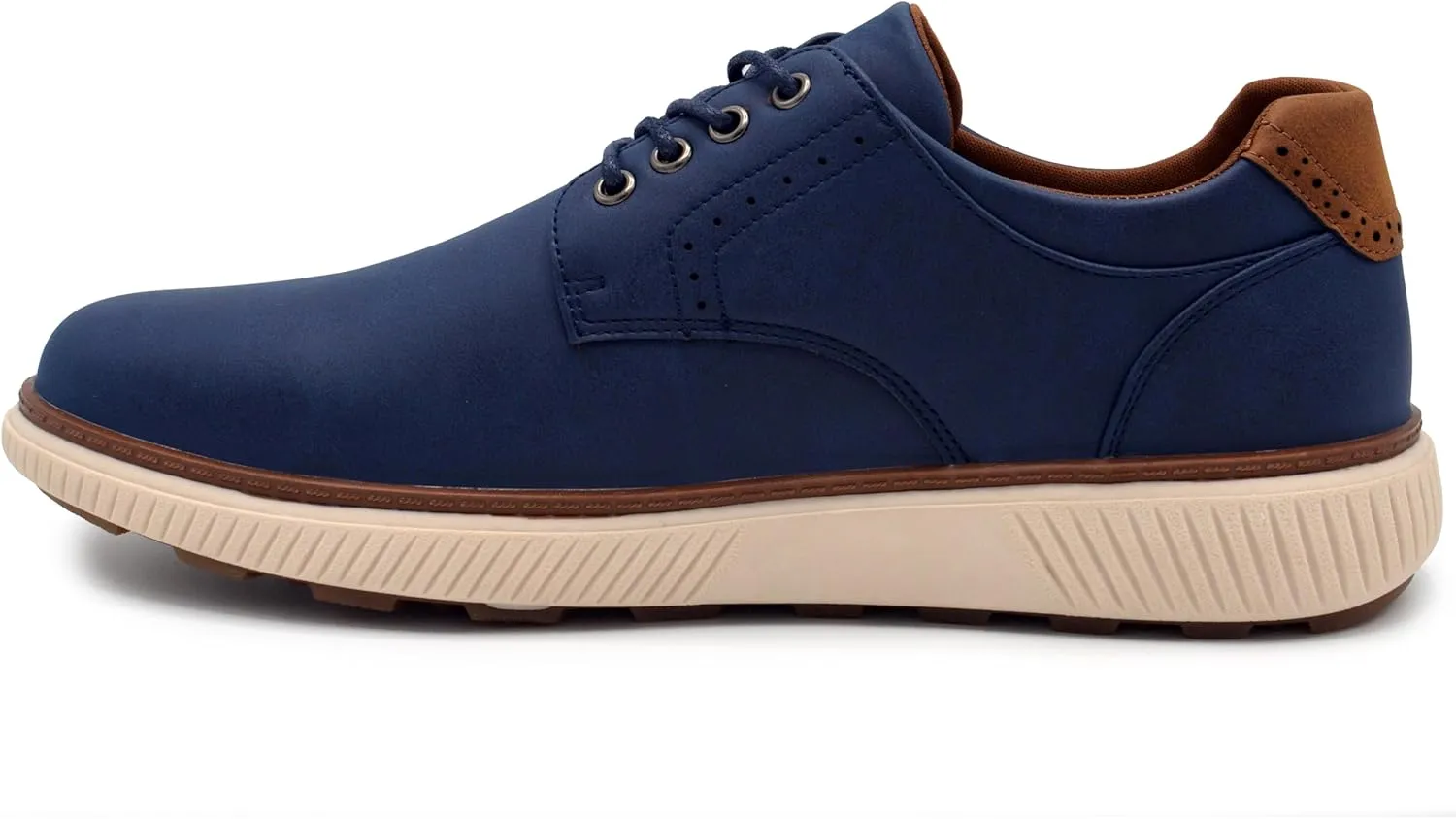 Mens Oxford Dress Shoes, Genuine Leather Lace Up Formal Shoes for Office, Weddings Business Wear