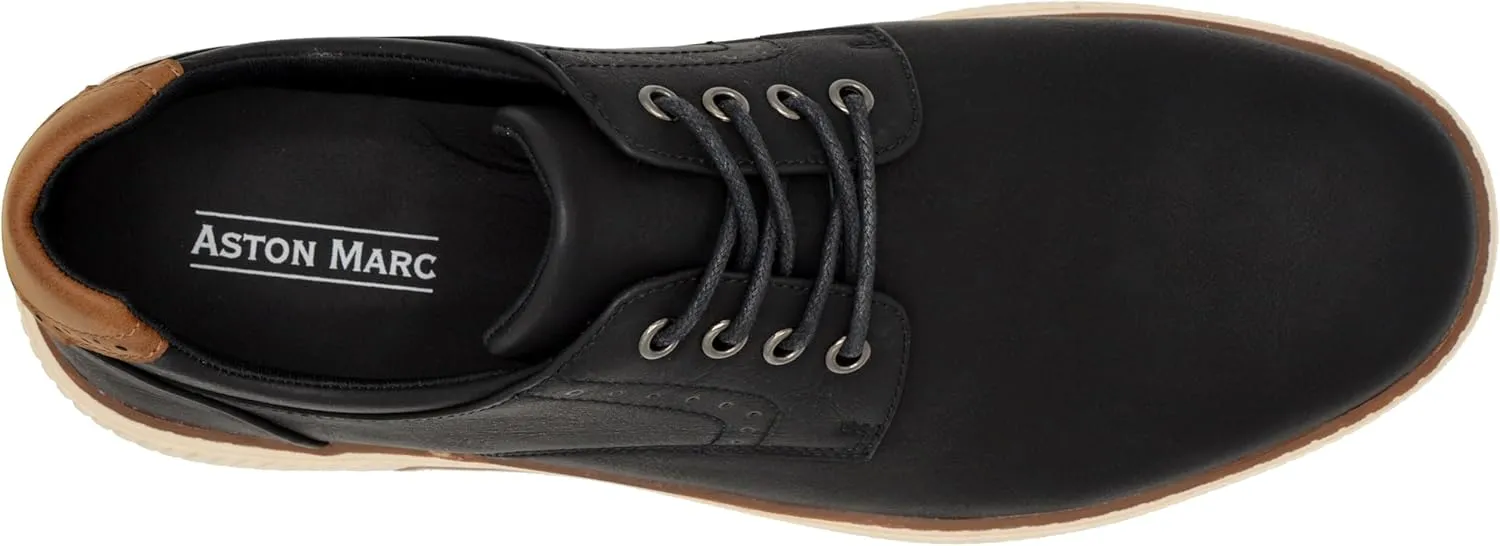 Mens Oxford Dress Shoes, Genuine Leather Lace Up Formal Shoes for Office, Weddings Business Wear