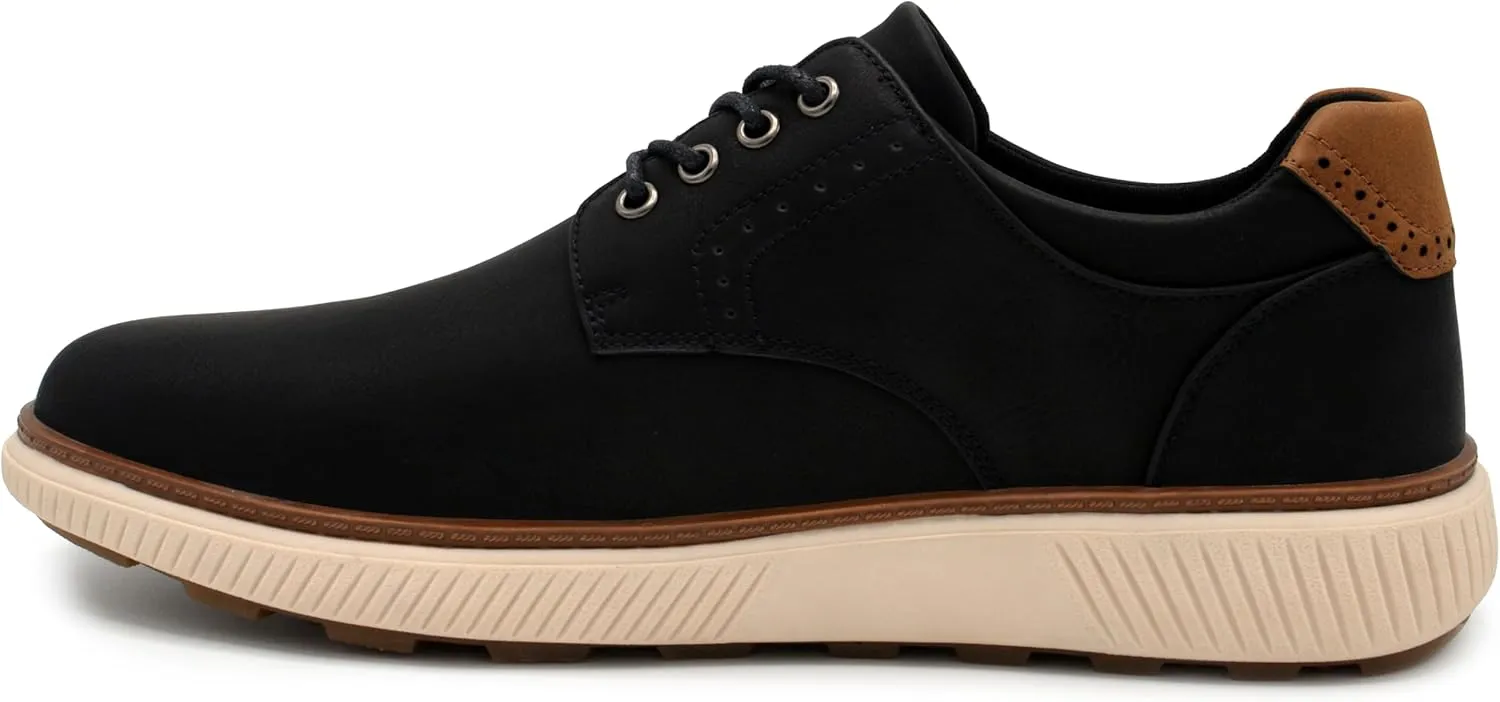 Mens Oxford Dress Shoes, Genuine Leather Lace Up Formal Shoes for Office, Weddings Business Wear