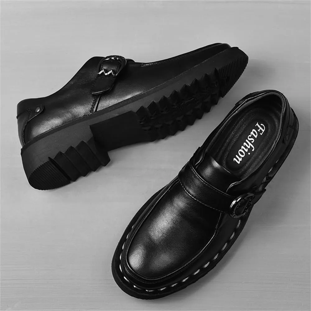 Men's Premium Leather Penny Loafers, Classic Fashion Handmade Dress Shoes Casual Slip-on Loafer for Mens