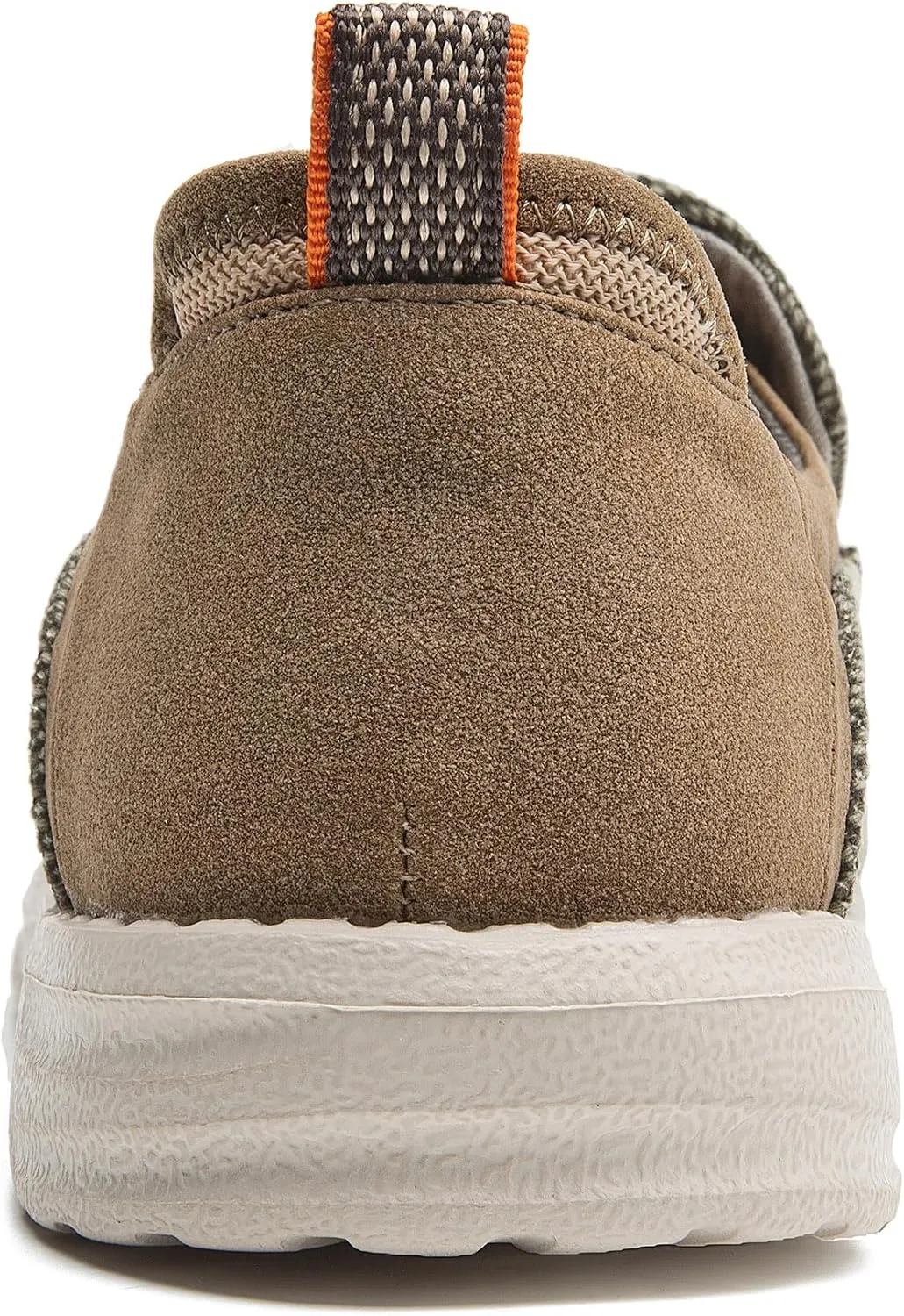 Men's Slip On Deck Shoes Casual Canvas Loafers Slip-Ons Hands Free Comfortable Stretch Flat Boat Shoes