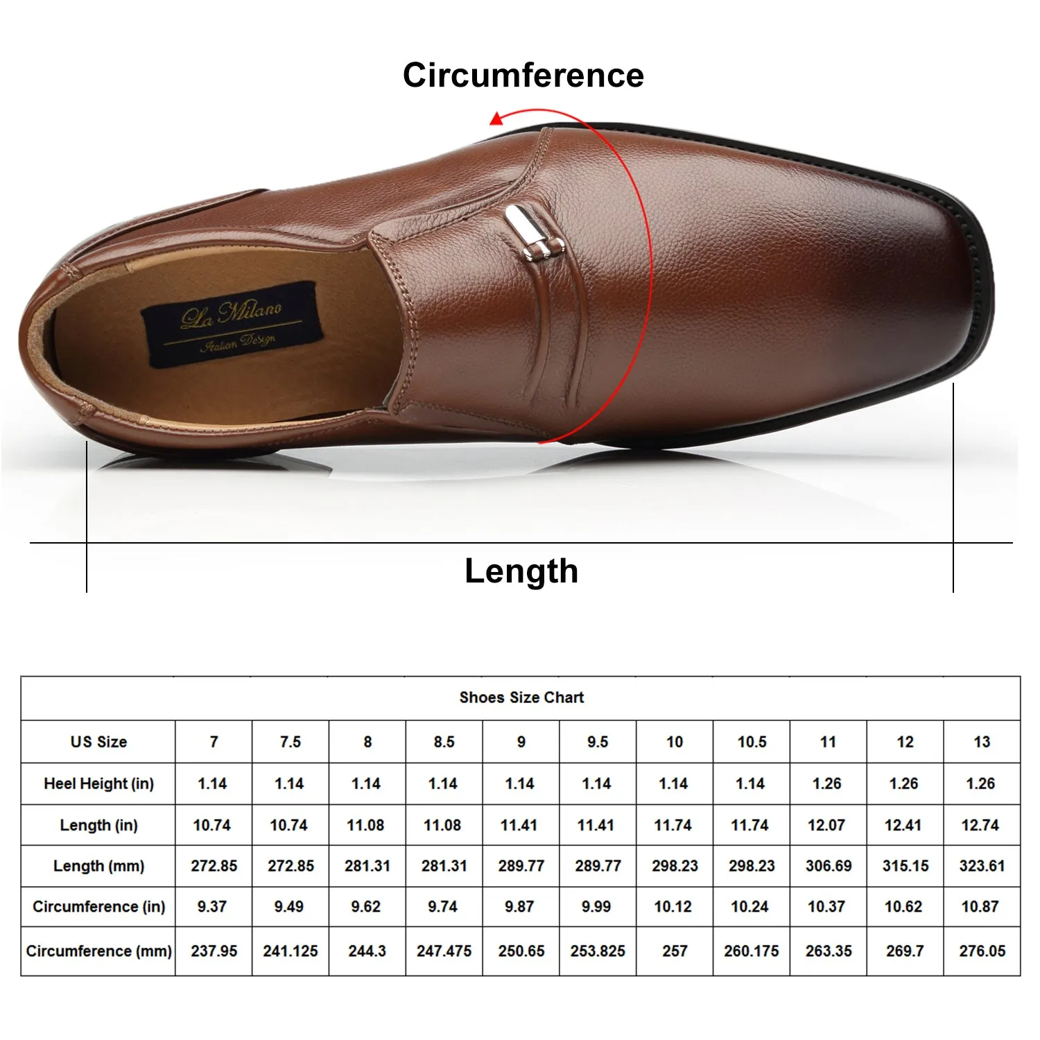 Men's Slip On Loafers Shoes for Men Loaf-4-Brown