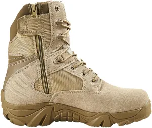 Men's Tactical Boots, Lightweight Outdoor Hiking Boots, Side Zipper Jungle Boots, Comfort Durable Breathable(Mi,8.5)