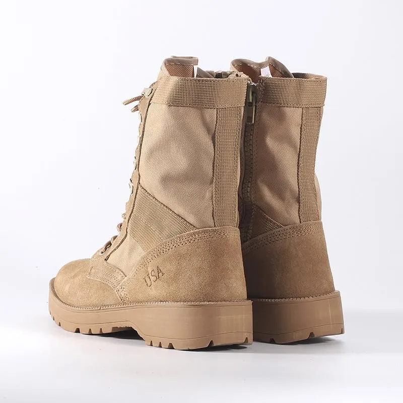 Men's Tactical Hiking Boots - Lightweight, Comfortable, Durable, with Anti-Slip Sole, Desert Hiking Boots for Outdoor Adventures