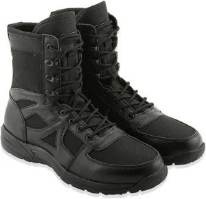 Men's Tactical Waterproof Boots, Durable Comfortable Coated Leather Combat Hiking Shoes