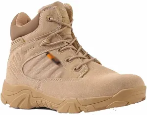 Men's Tactical Work Boots, Lightweight Hiking Boots, Durable Suede Hiking Outdoor Boots, Puncture Resistant Work Boots, Breathable Military Combat Desert Boots