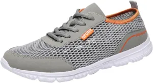 Mens Tennis Shoes Men Summer Lightweight Breathable Casual Shoes Mesh Casual Running