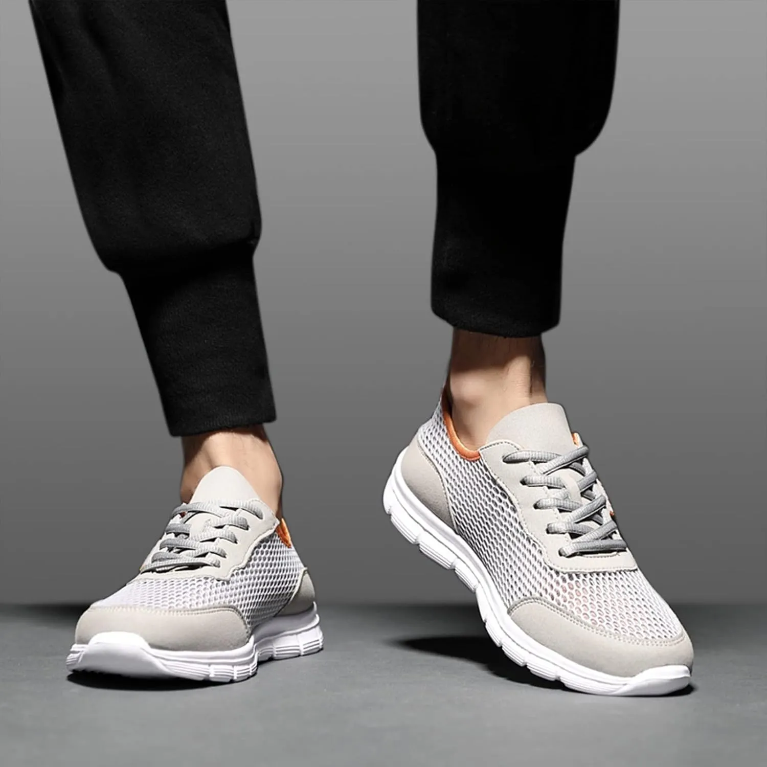 Mens Tennis Shoes Men Summer Lightweight Breathable Casual Shoes Mesh Casual Running