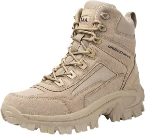 Mens Walking Hiking Boots Men's Outdoor Mid Lightweight Mountaineering Shoes Comfortable Non Slip Hiking Boots