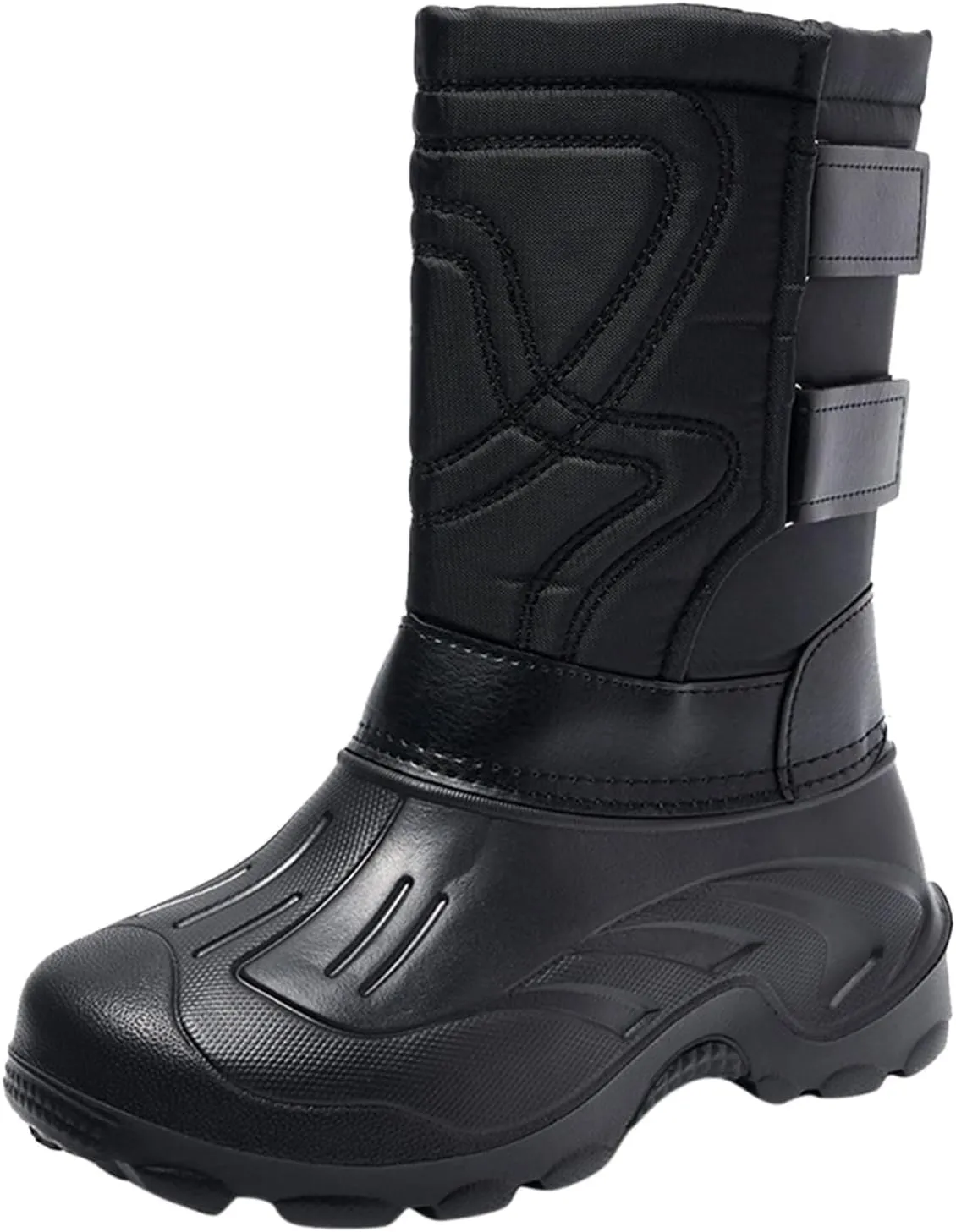 Men's Water Proof Insulated Snow Boots Cold Proof Mid Calf Boots Comfort Non Slip Winter Boots Rain Boots Men Size 11