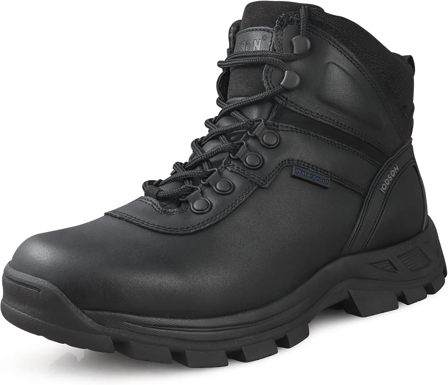 Men's Waterproof Hiking Boots Lightweight Puncture Resistant Work Boots Military Tactical Boots Durable Leather Combat Boots