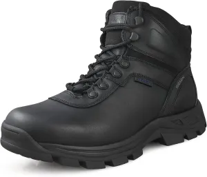 Men's Waterproof Hiking Boots Lightweight Puncture Resistant Work Boots Military Tactical Boots Durable Leather Combat Boots