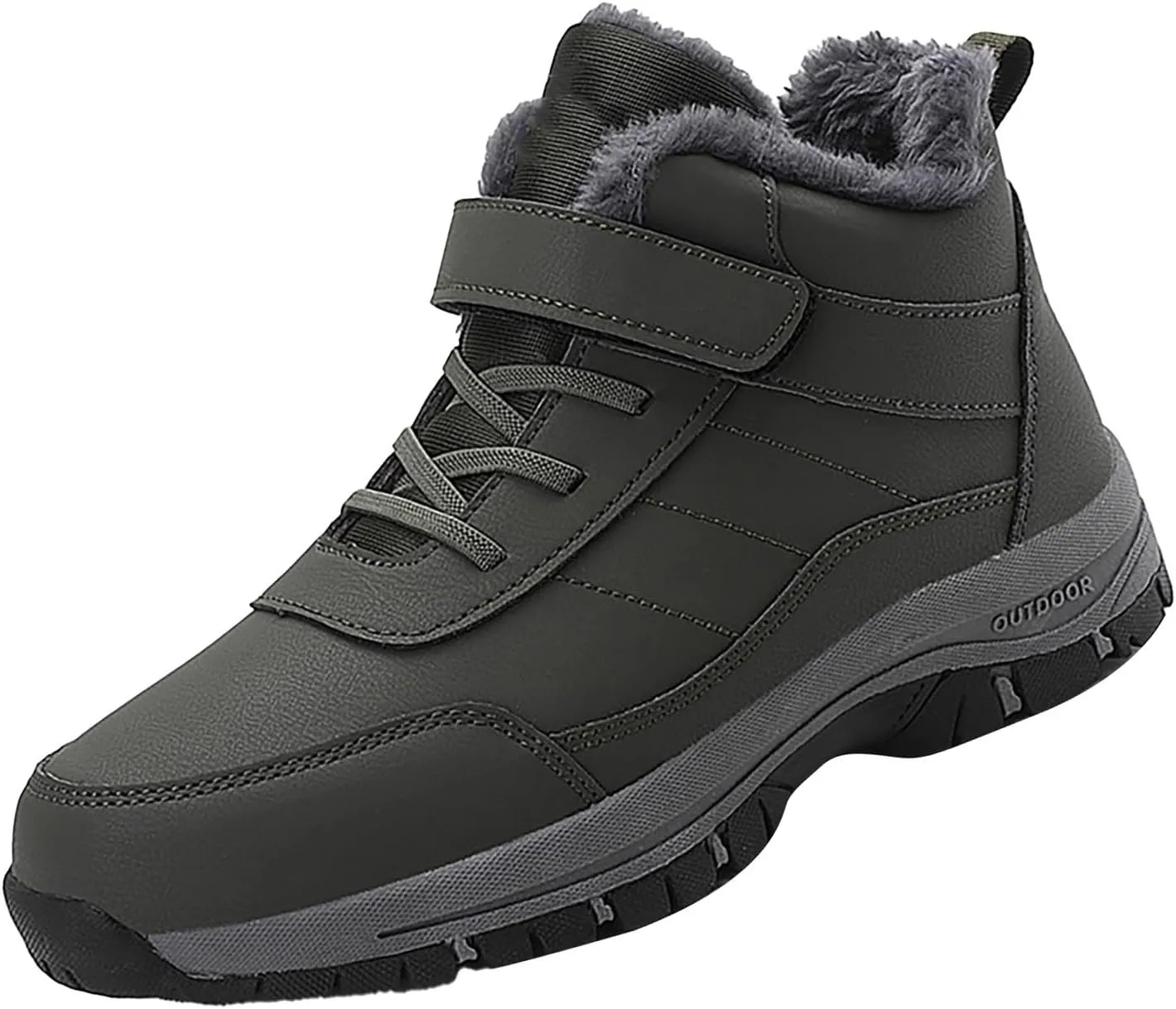 Men's Work Boots Slip On Hiking Sneakers Shoes Warm Women's Safety Shoes Business Casual Platform Sneakers Lightweight Safety Hike Grounded Footwear
