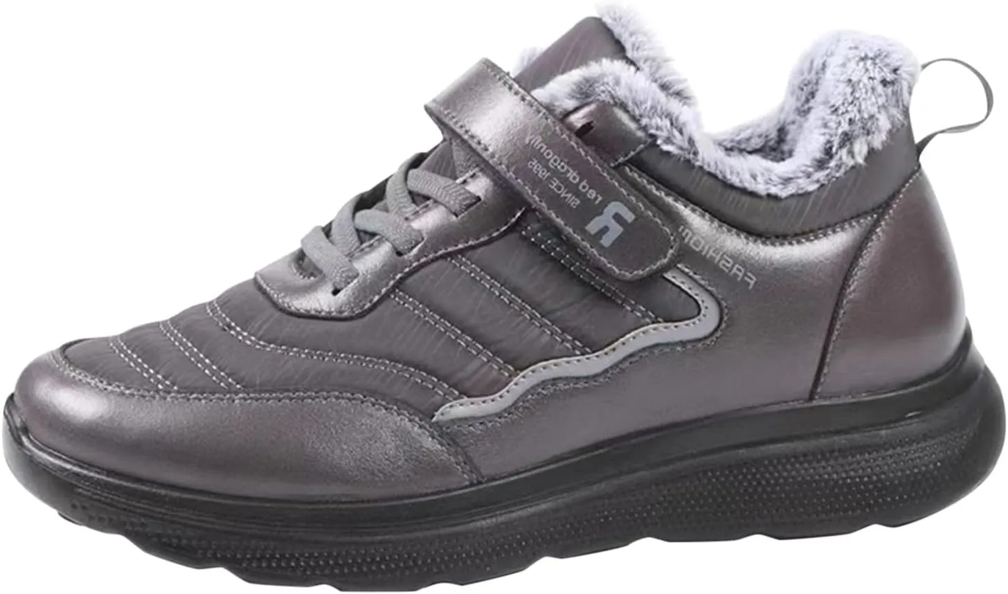 Men's Work Boots Wide Width Hiking Sneakers Warm Ankle Womens Safety Toe Shoes Slip Resistant Wide Outdoor Shoes Slip on Loafers Hike Grounded Footwear