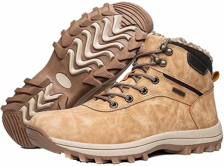 Military Tactical Boots for Men, Men's Waterproof Hiking Boots Outdoor Lightweight Work Boots Durable Leather Work Utility Outdoor Assault Boots