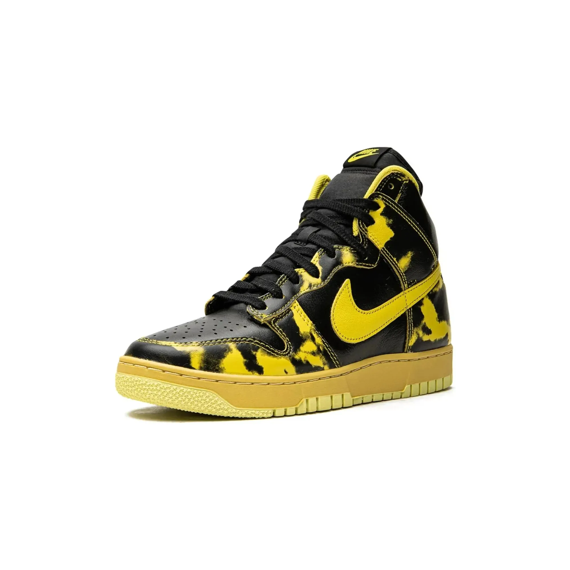 Nike Dunk High 1985 "Yellow Acid Wash"