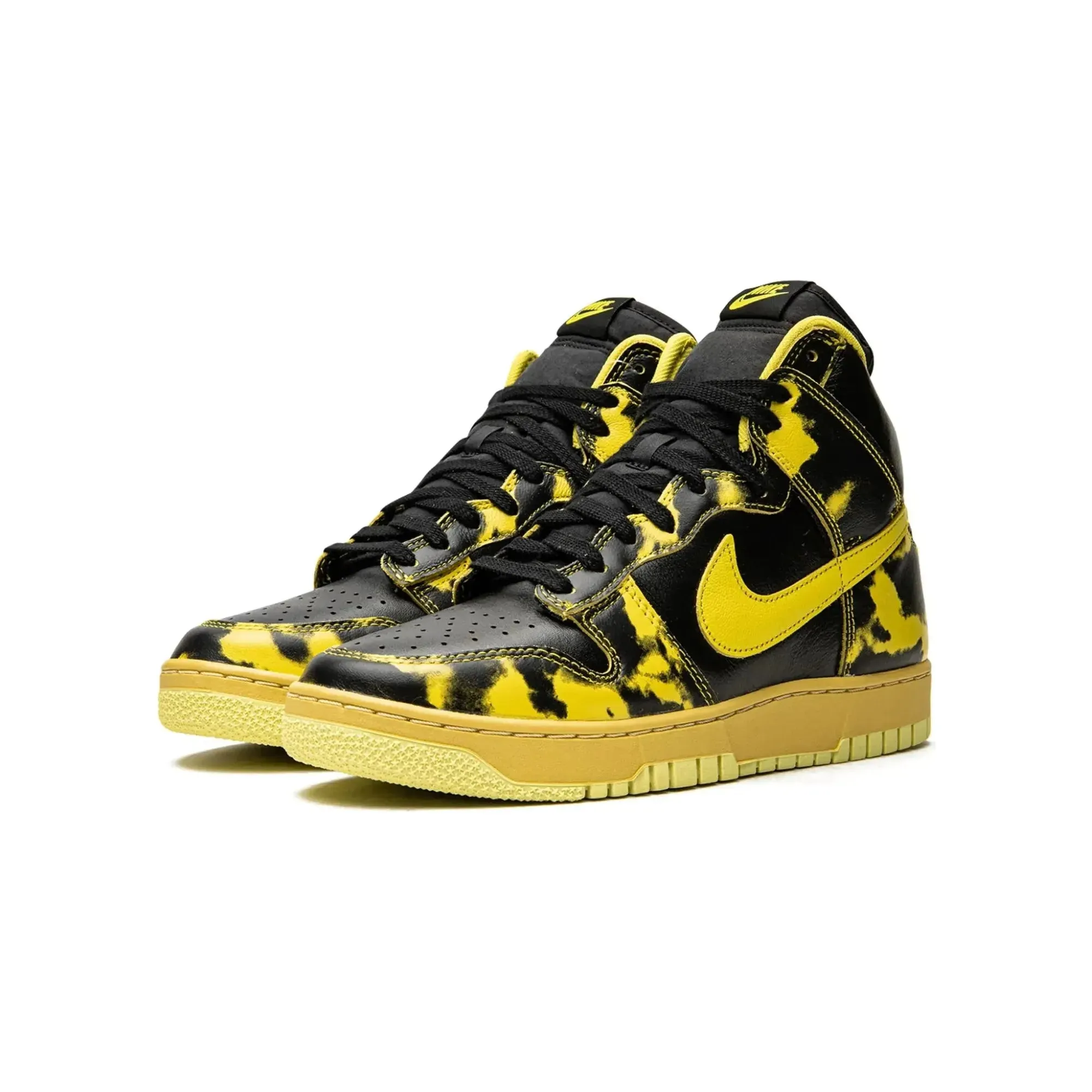 Nike Dunk High 1985 "Yellow Acid Wash"
