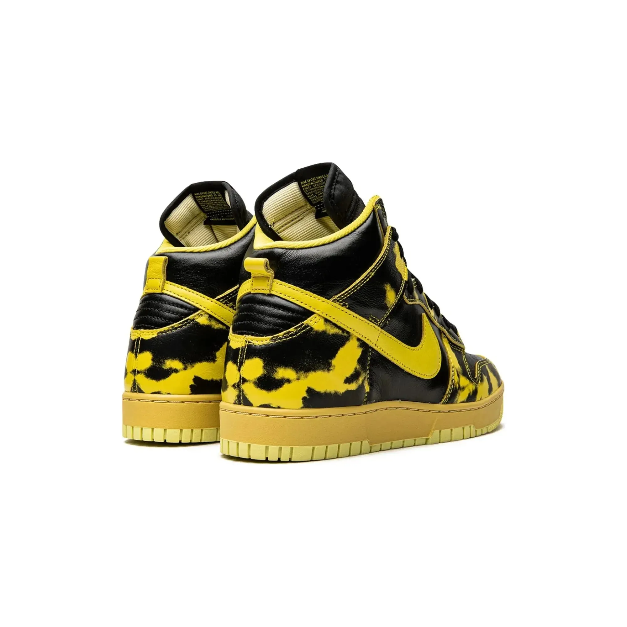 Nike Dunk High 1985 "Yellow Acid Wash"