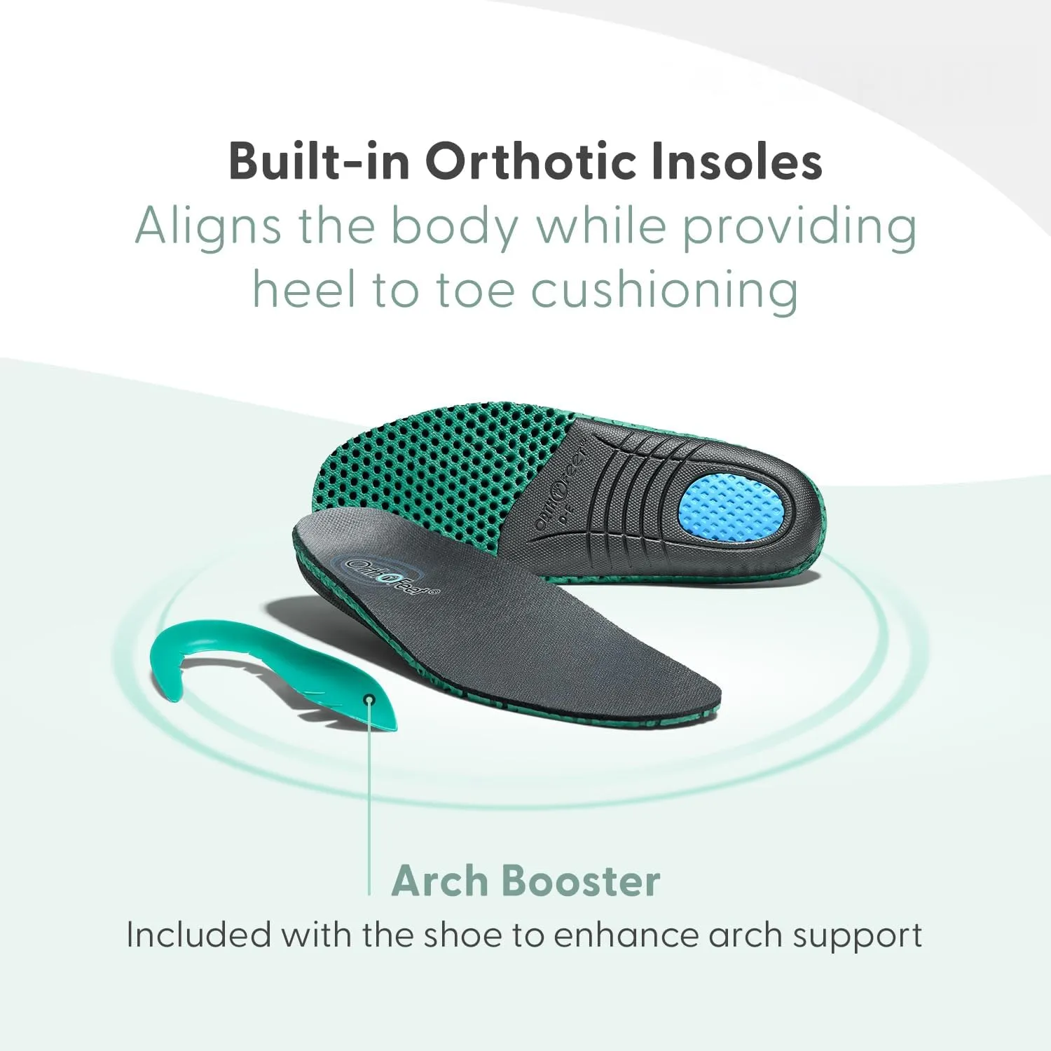 Orthofeet Women's Orthopedic Knit Wander Hands-Free Sneakers