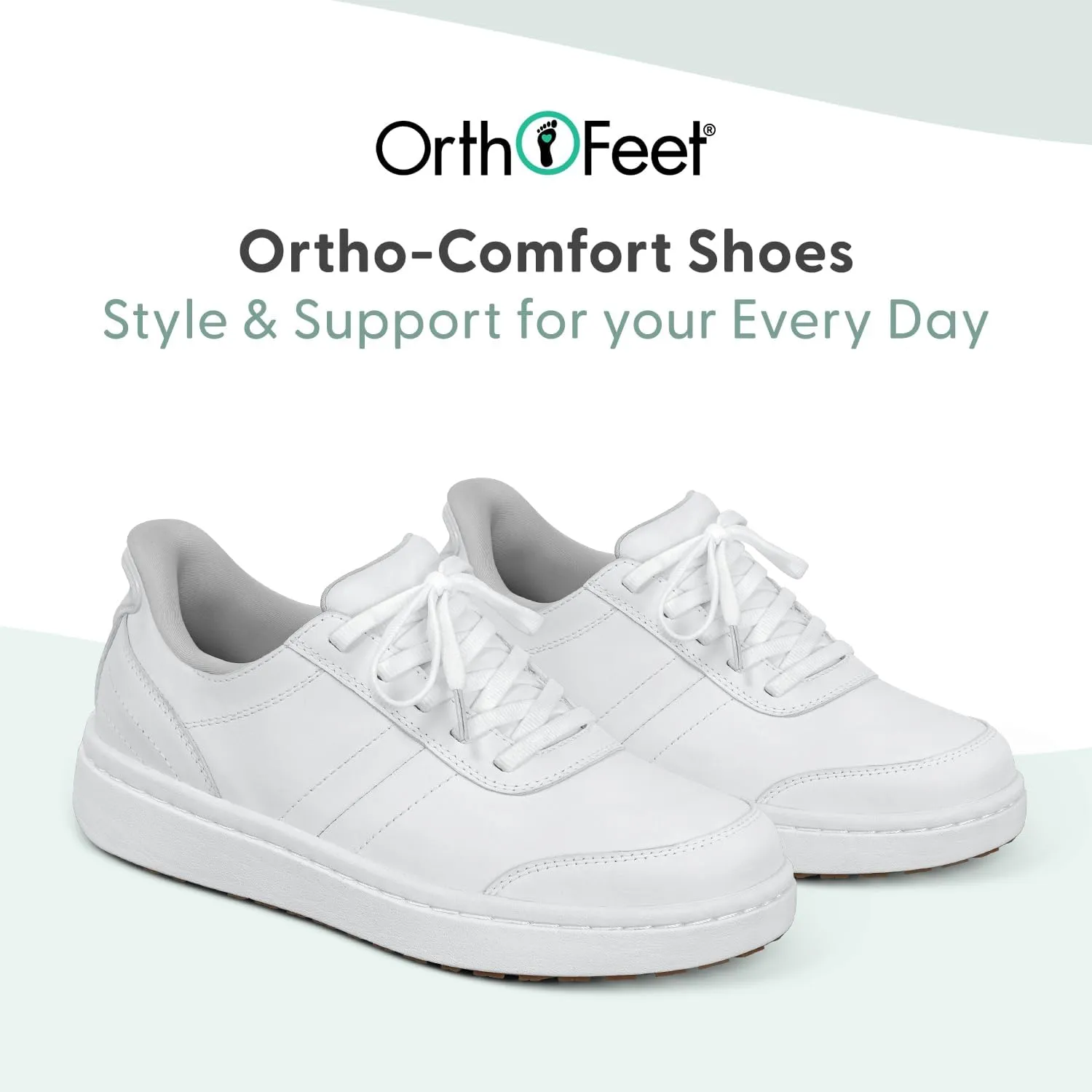 Orthofeet Women's Orthopedic Knit Wander Hands-Free Sneakers