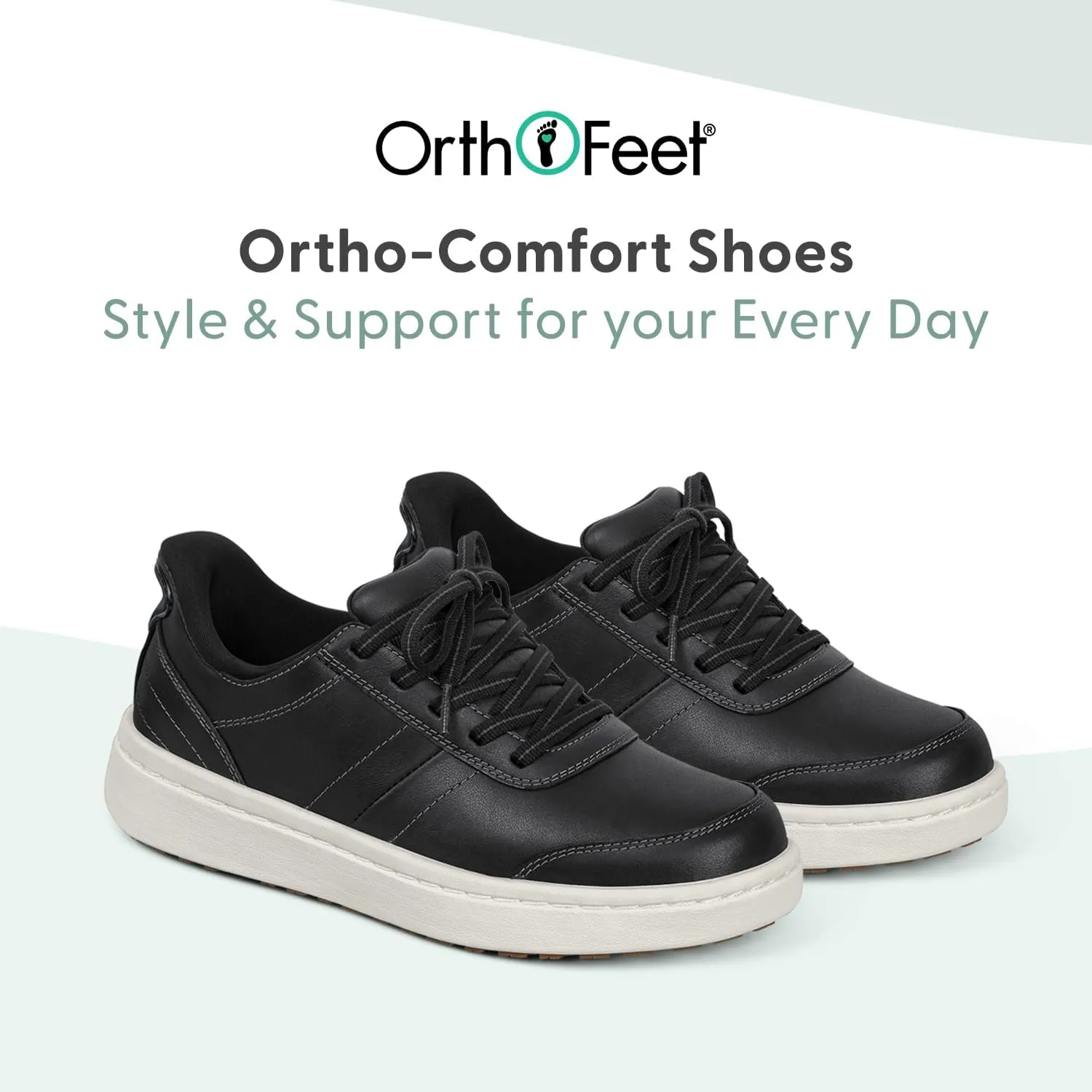 Orthofeet Women's Orthopedic Knit Wander Hands-Free Sneakers