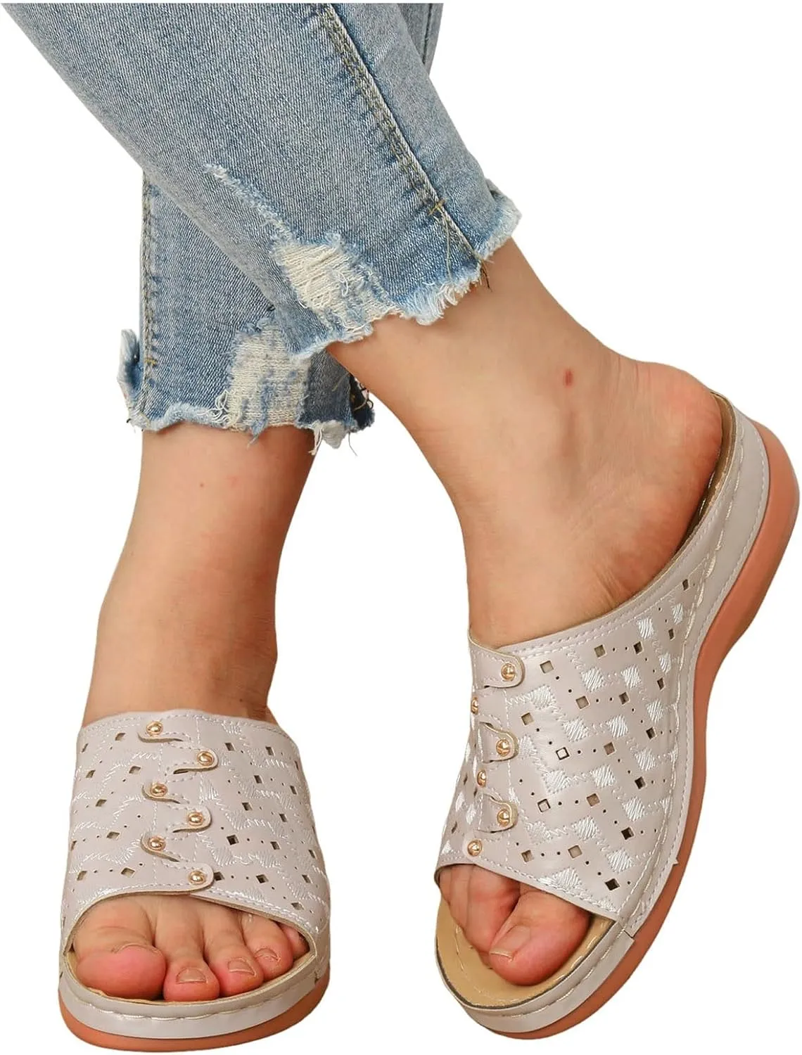 Platform Sandals for Women Comfortable Walking Sandals for Women Comfortable Summer Platform Casual Dress Women Sandal