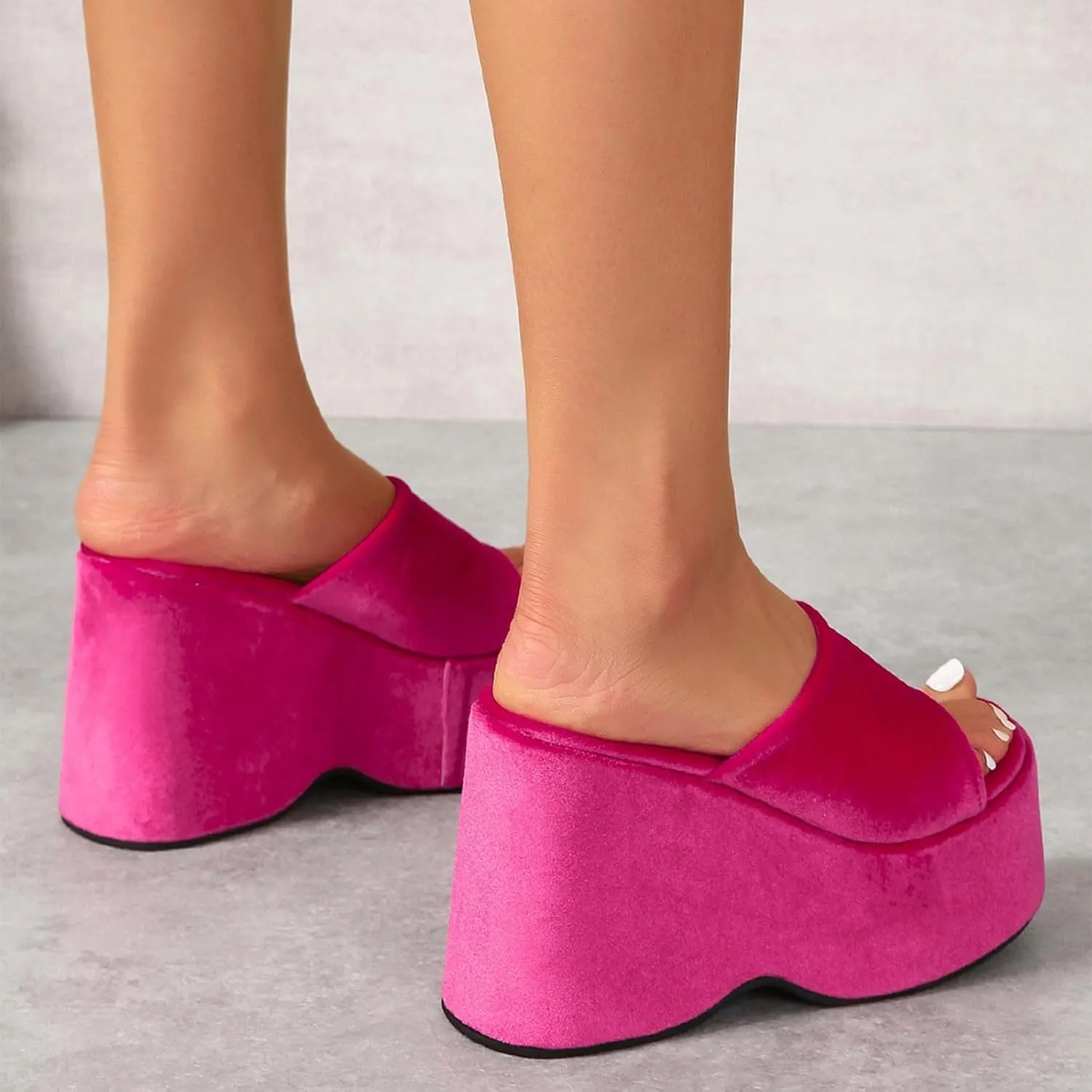 Platform Sandals Wedge Espadrilles Brown Beach Sandals Comfortable Summer Platform Casual Dress Women Sandal
