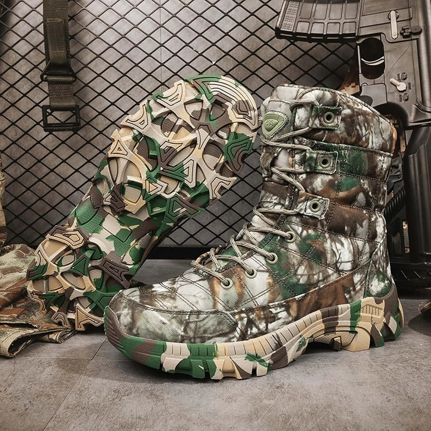 Plus Size Field Training, Battlefield Training, Hiking Boots, Outdoor Hiking Boots, Waterproof Work Boots, Lightweight and Durable Backpack Boots