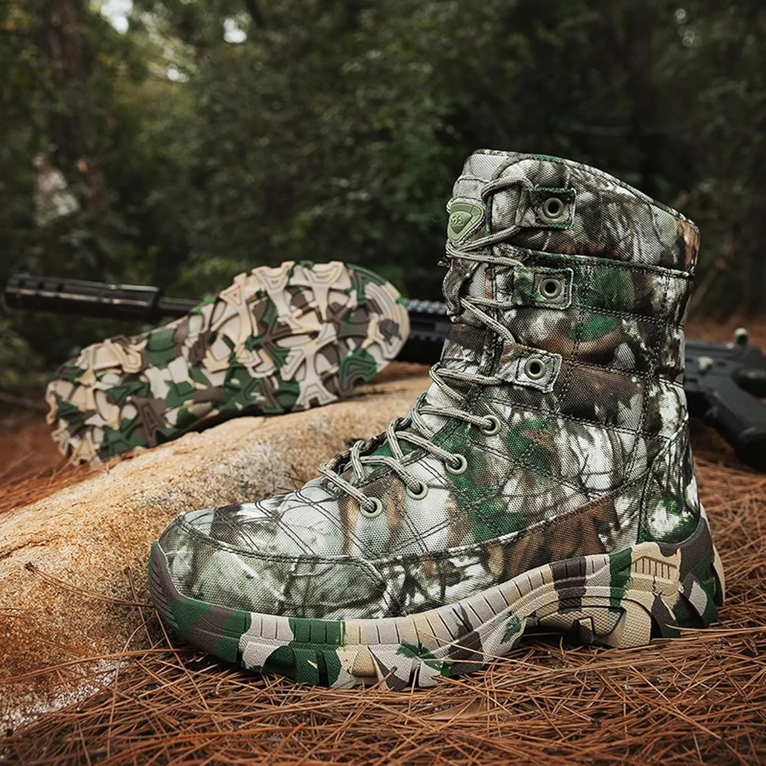 Plus Size Field Training, Battlefield Training, Hiking Boots, Outdoor Hiking Boots, Waterproof Work Boots, Lightweight and Durable Backpack Boots