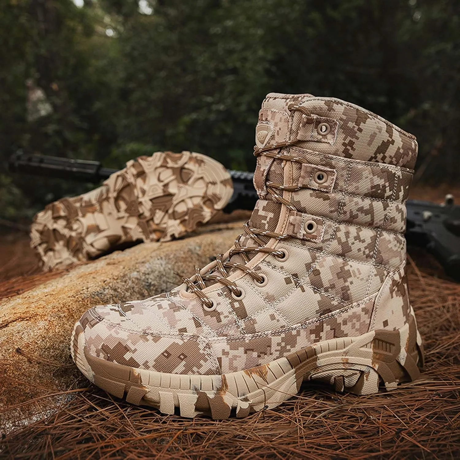 Plus Size Field Training, Battlefield Training, Hiking Boots, Outdoor Hiking Boots, Waterproof Work Boots, Lightweight and Durable Backpack Boots