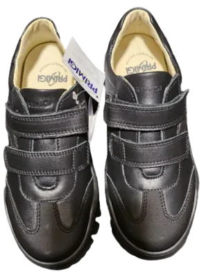 Primgi soft leather boys school shoe